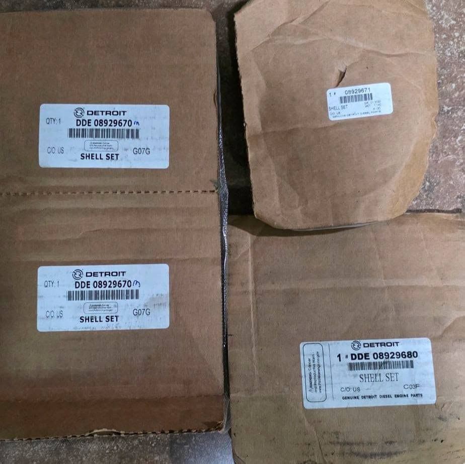 Shell Set Detroit Diesel — Metales de bancada (nuevos)